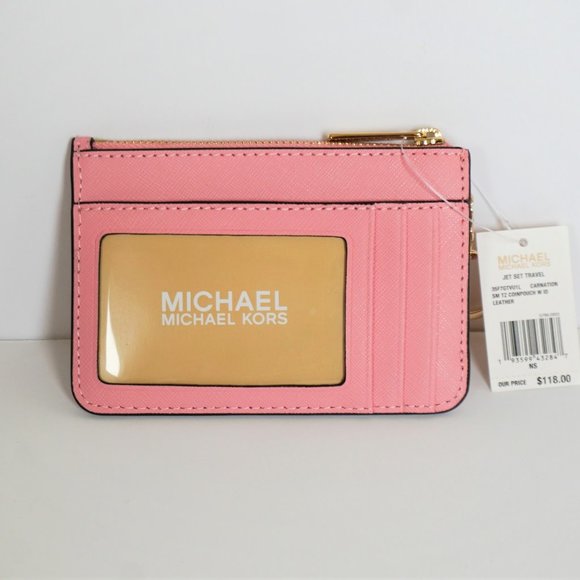 Michael Kors Bags Michael Kors Jst S Coin Pouch Id Wallet Carnation